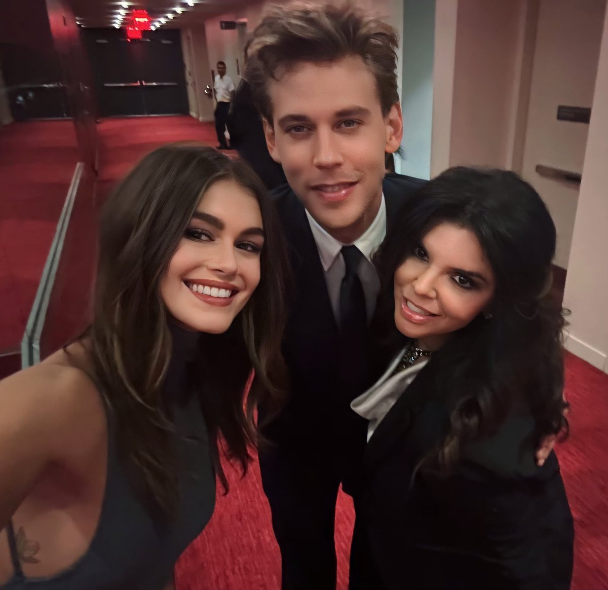 Meeting #austinbutler at #TIME100 2023 gala exceeded all hopes. He’s kind, humble, attentive, gracious&stunning,as is @KaiaGerber They’re both beautiful people-and with cameras OFF, it’s clear they’re so happy together:)❤️@ElvisMovie @AButlerNews @archivebutler @austinbutlerish