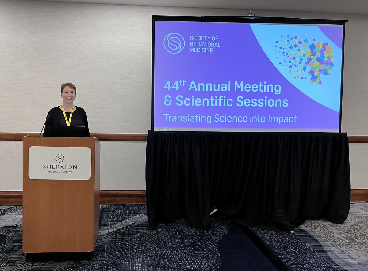 KZimmermannPhD's tweet photo. Privileged to moderate a #maternalhealth session this morning at @BehavioralMed #SBM2023 @SBMWomensHealth https://t.co/PYdm52Cuig