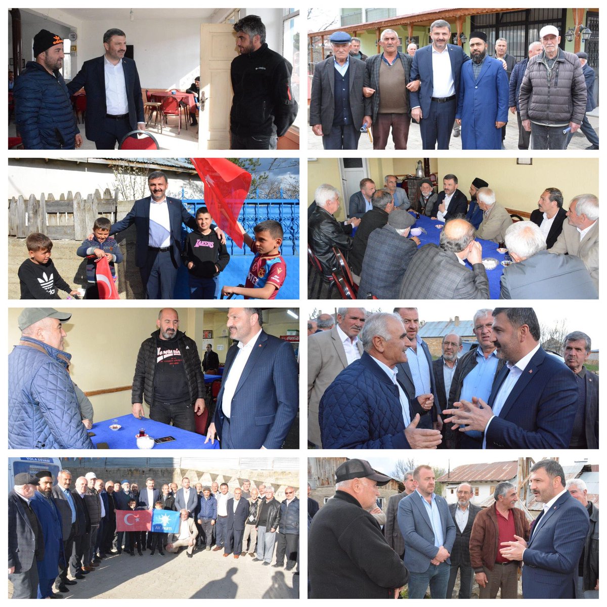 celalettin_kose's tweet photo. 📌Şiran İlçemizin,

📍Yeşilbük Beldesi ile Bahçeli, Çanakçı, Beydere, Konaklı, Aksaray ve Sarıca Köylerimizde hemşehrilerimizi ziyaret edip muhabbetle kucaklaştık. 
📍Sarıca Köyü sakinlerinden vefat eden Hüsnü MALLI ve Hemide MALLI’nın yakınlarına taziye dileklerimizi ilettik.. https://t.co/2neB9KDSf7