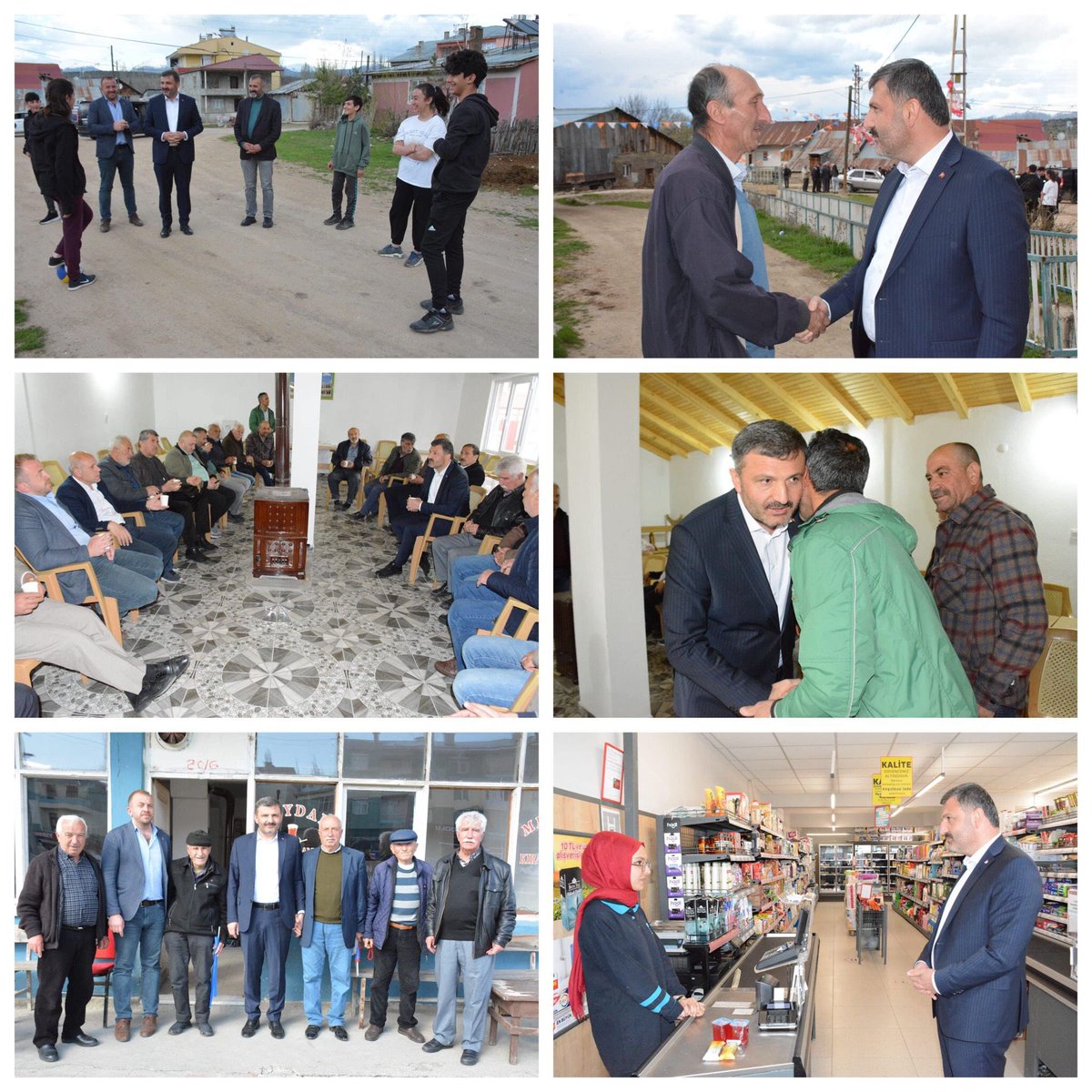 celalettin_kose's tweet photo. 📌Şiran İlçemizin,

📍Yeşilbük Beldesi ile Bahçeli, Çanakçı, Beydere, Konaklı, Aksaray ve Sarıca Köylerimizde hemşehrilerimizi ziyaret edip muhabbetle kucaklaştık. 
📍Sarıca Köyü sakinlerinden vefat eden Hüsnü MALLI ve Hemide MALLI’nın yakınlarına taziye dileklerimizi ilettik.. https://t.co/2neB9KDSf7