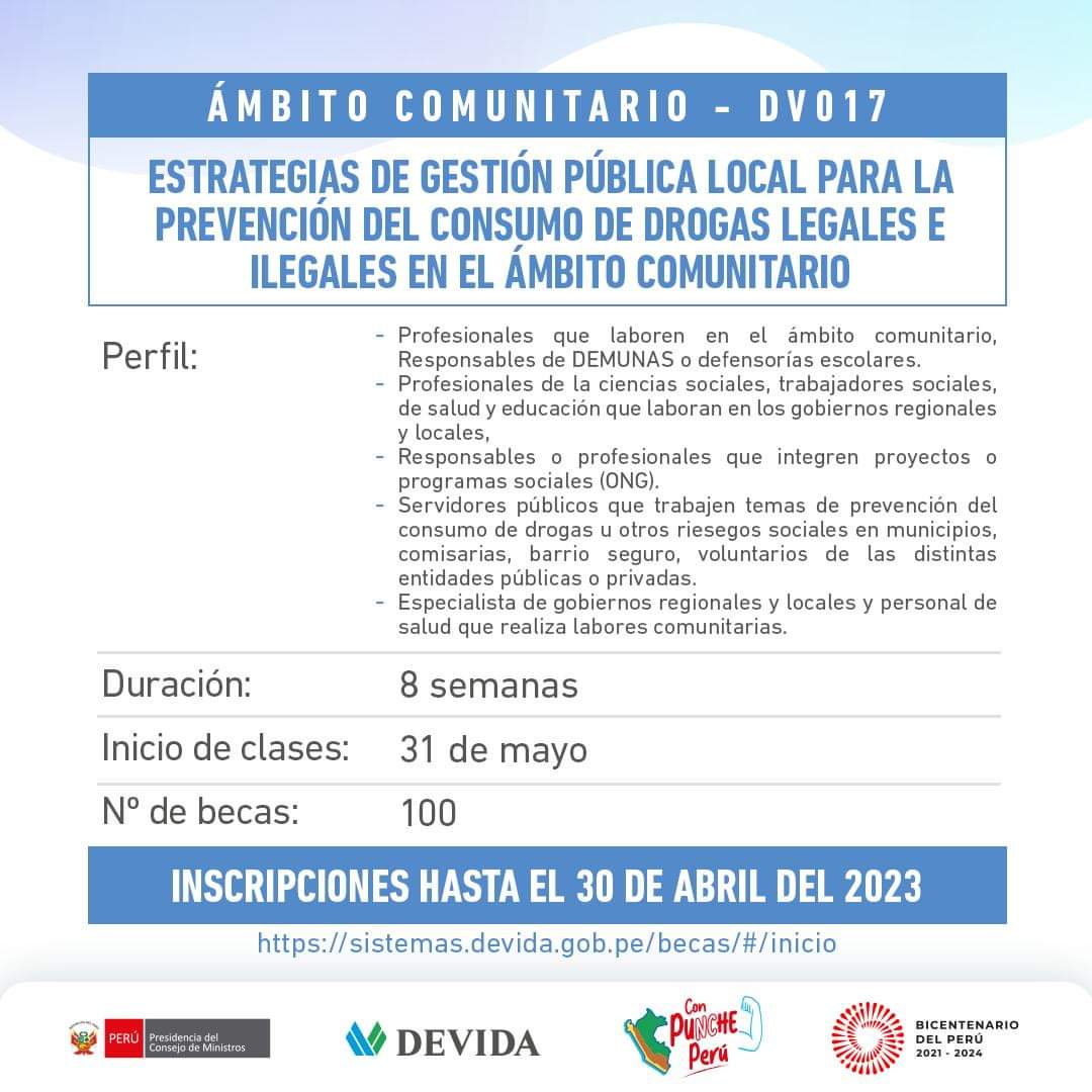 ProyectoGrow's tweet photo. [𝗕𝗘𝗖𝗔𝗦 𝗗𝗘𝗩𝗜𝗗𝗔]  🤓
Invitamos a los profesionales y actores comunitarios de los gobiernos regionales, locales y nacional a postular a una de las 400 #becas para cursos gratuitos de capacitación.🇵🇪🇵🇪
https://t.co/WiPWNvMBHL https://t.co/nmWbDpKJPu