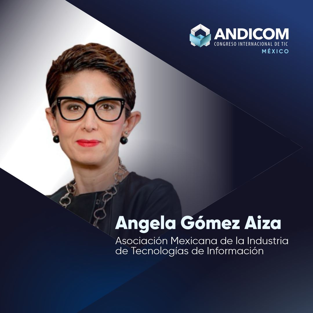 ANDICOMMx's tweet photo. El equipo del Congreso #ANDICOMMX2023 felicita a Angela Gómez Aiza @AGOMEZAIZA, CEO de @SAP México como nueva presidenta de la Asociación Mexicana de la Industria de Tecnologías de Información @AMITI_Mex además, por ser la primera mujer en presidir la asociación. https://t.co/8K7imPFe6P