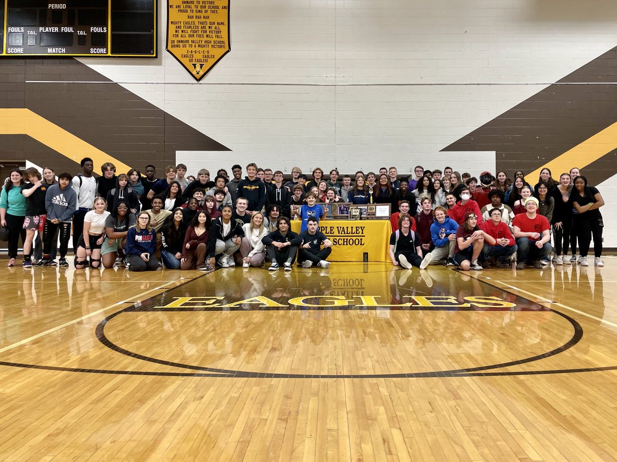 It’s always a good day at our Parade of Champions Pepfest!! ⁦<a href="/AVHSAthletics/">AVHS Athletics</a>⁩ ⁦<a href="/AVHS_STEM/">Apple Valley HS STEM</a>⁩