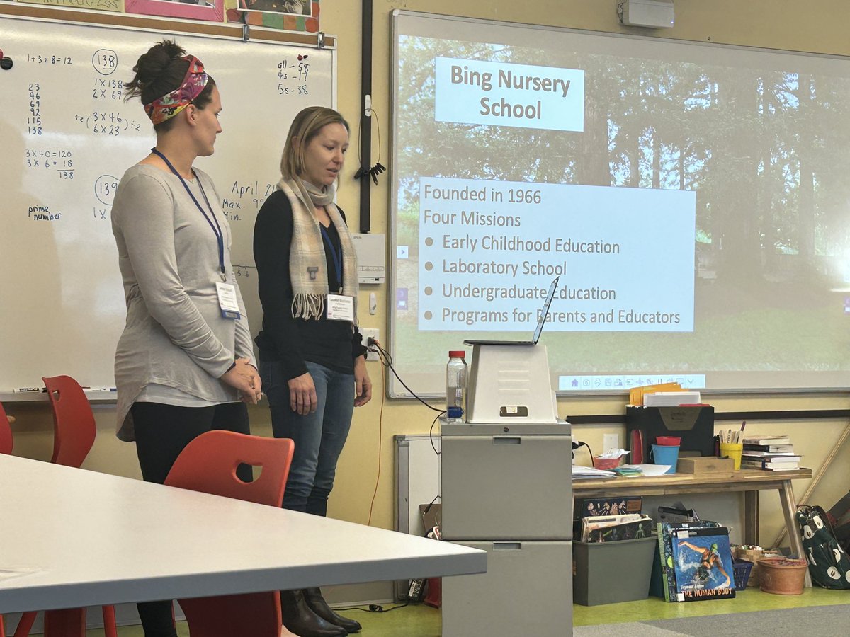epicChats's tweet photo. I did some serious fangirling ;) as I met presenters from Bing Nursery School @Stanford at this week’s #IALS conference.  I’ve been following Bing for about 20 years now. So much inspiration from a single morning at this conference! https://t.co/aLshkAoWnr