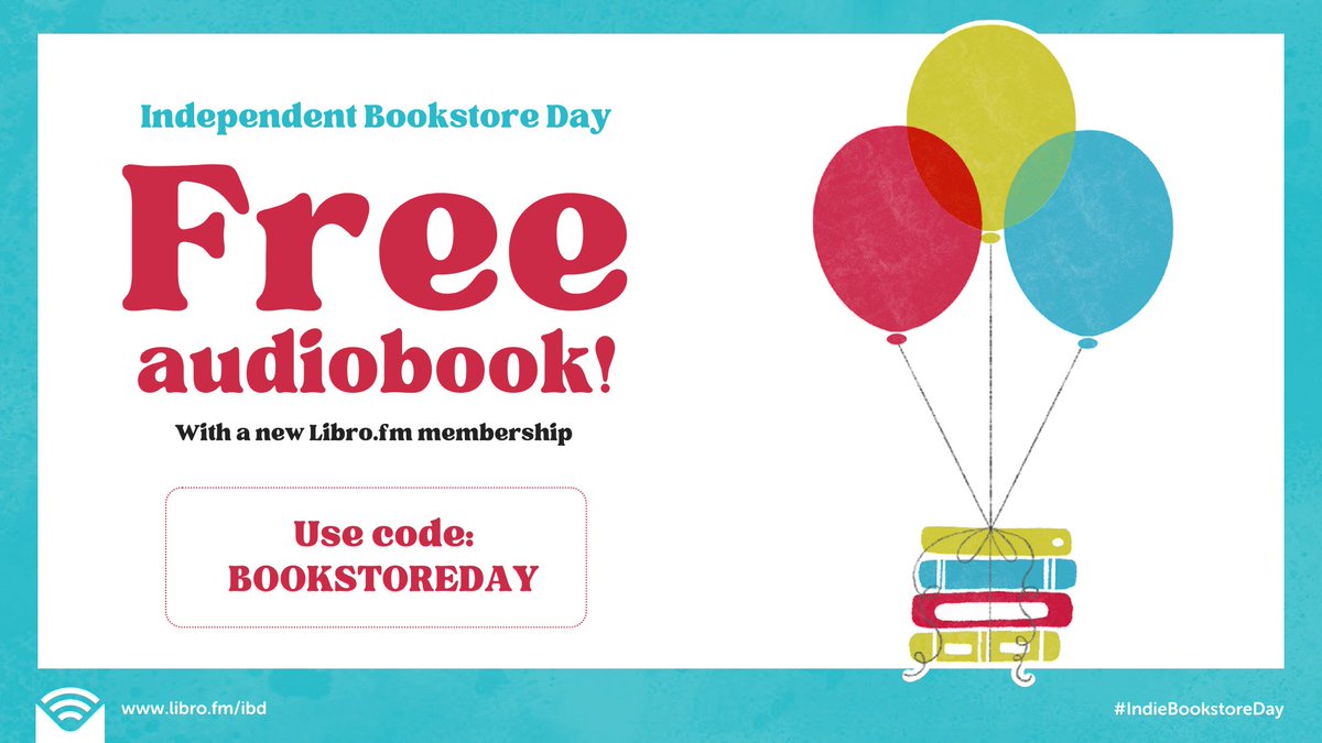 Did you know that you can support your local bookstore through a monthly Libro.fm membership?😍

For a limited time, when you sign up with code BOOKSTOREDAY, you'll get a bonus audiobook—so you’ll have2⃣audiobooks from the start!

libro.fm/ibd