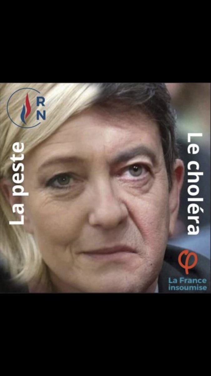 Magnetite38's tweet photo. 🎵 Et Le Pen Pen Pen nous prend pour des jambons,
Sa rengaine gaine gaine s'appuie sur Mélenchon,
À eux deux ces extrêmes qui nous pourrissent la vie,
Éveillent en Poutine la fierté de tuer la patriiiiie ! 🎶
@RNational_off @FranceInsoumise 
#patriocide 🇨🇵🇪🇺🇺🇦 https://t.co/8g3Trw0HHv