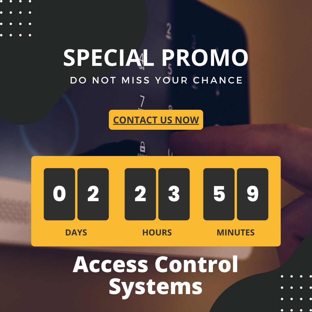 JCCHelp's tweet image. LAST 2 DAYS TO GRAB OUR SPECIAL PROMO ON OUR ACCESS CONTROL SYSTEMS!!
FREE QUOTE
FREE SURVEY
DEVICE WARRANTY
STAFF TRAINING
and SPECIAL BONUSES
Promo runs until April 30, 2023. Check the link in the comment section to get further details.
#AccessControlSystem #DoorEntrySystem