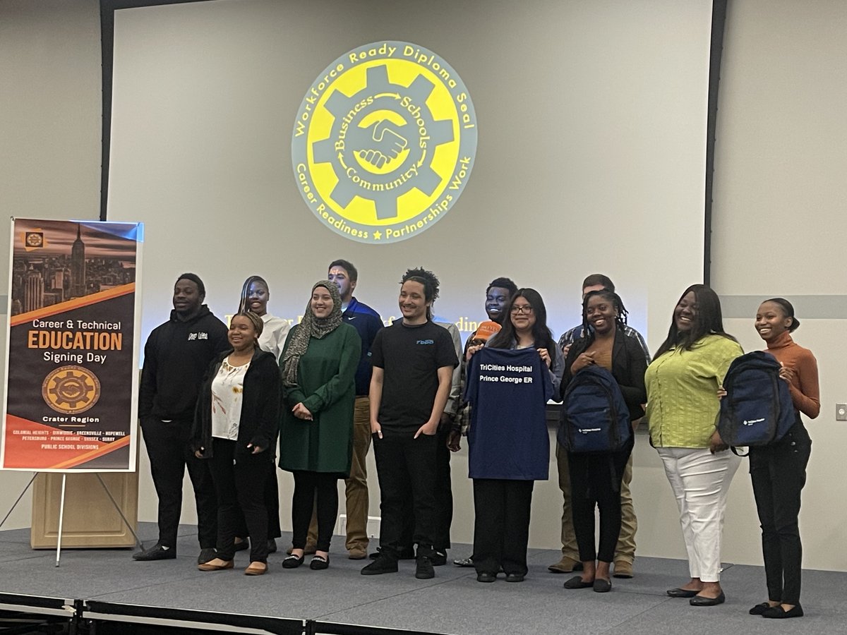 Petersburg Schools on Twitter "CTE SIGNING DAY! We’re delighted to announce this morning