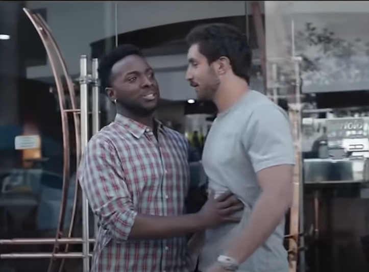 The_4th_Watch's tweet photo. @FightHaven #Gillette told you it's not cool to hit on women, particularly if they turn you down.  This guy should have listened. https://t.co/3C6HWrNW8H