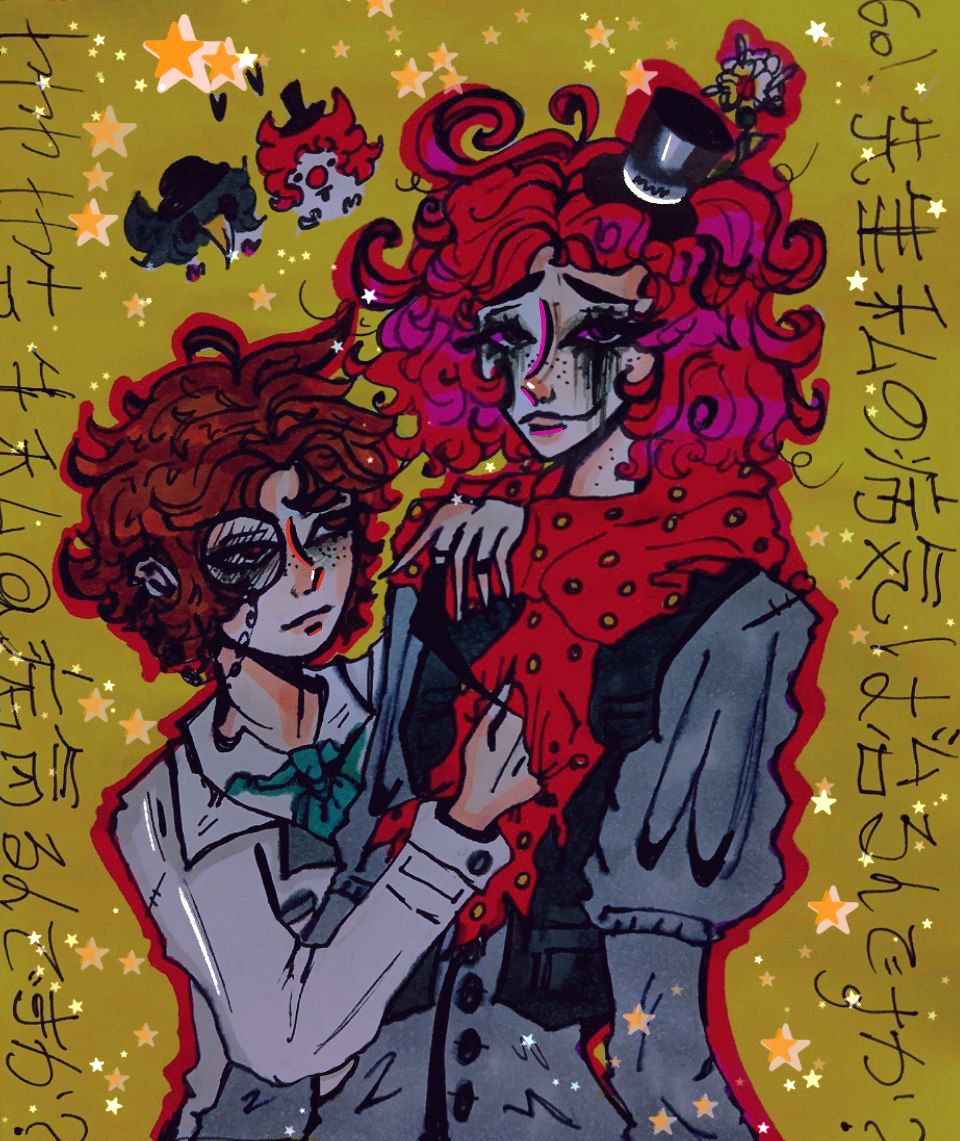 michaeljopaebik's tweet photo. 絵を描くのをやめてまたやり始めてから2年。
( ´ ▿ ` )
🐦‍⬛🎭🐦‍⬛🎭
я не рисовал так долго, что даже мои руки позабыли о понятии "маркеры" и "скетчбук". пиздец.

#IdentityV #IdentityVfanart
#Orpheus #WeepingClown
#Jokerpheus #Orphejoker https://t.co/PBvd46SiMK