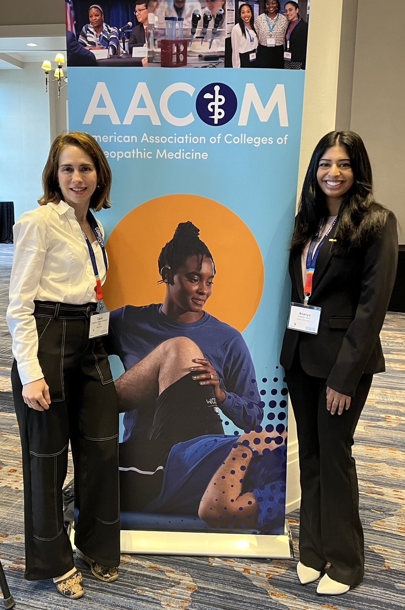 CarolinaRestini's tweet photo. Great opportunity to learn and share our experiences! I had an honor to be with @AnanyaVarre representing #MSUCOM students at @AACOMmunities American Association of Colleges of Osteopathic Medicine (AACOM) - thanks to
@MSUPhmTox @MSU_Osteopathic https://t.co/YBRRHQz5x0