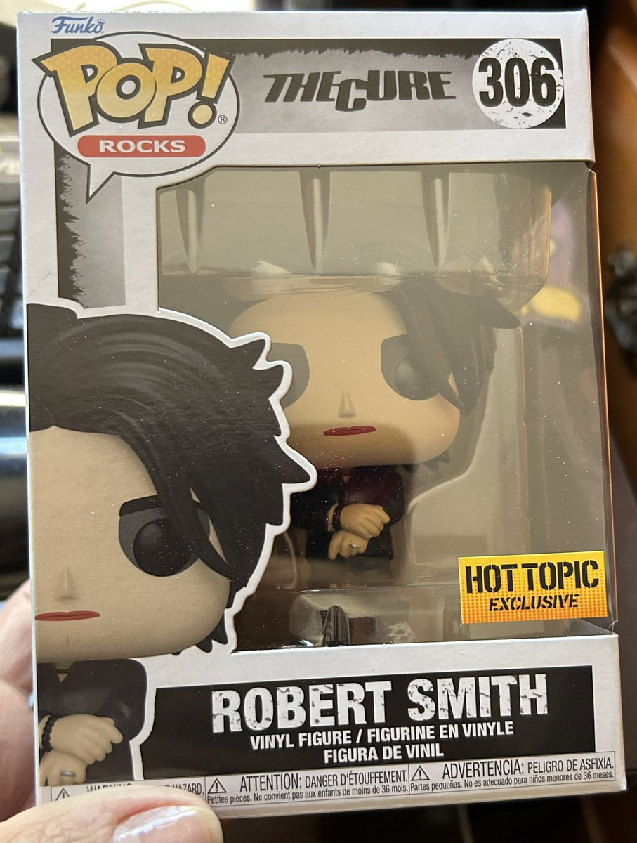 EyeLikeToWatch's tweet photo. And so it comes to this. A #funko @RobertSmith from… (gasp) Hot Topic. I mean, I was aged out of HT BEFORE there even was a HT. 🤫 Don’t get me started on mall punks! 🫣 https://t.co/T92Fq3rsKD