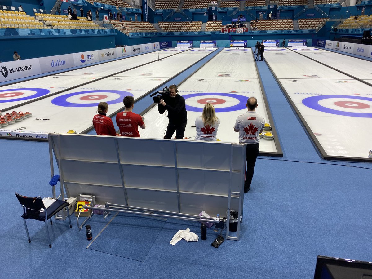 World Mixed Doubles Bronze medal game. GO CANADA GO!