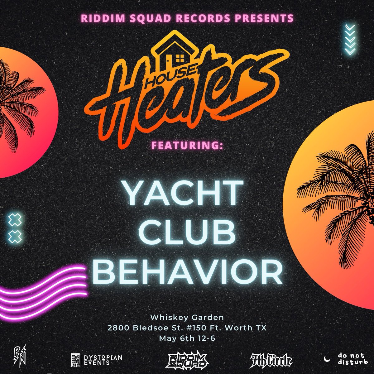 HOUSE HEATERS HIGHLIGHTS

@YACHTCLUB365 

Y’all ready for a bumpin set full of fresh ID’s and groovin bass lines? Yacht Club Behavior has you set. Pull through and vibe with us as we flick our wrist with mile long grins to this nasty set 😎

🎟️: eventbrite.com/e/house-heater