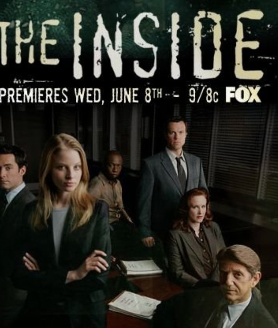 #Top15TVThemeTunes
Day 14
The Inside
Aired on Fox 2005. 
13 Episides were made only 7 aired. Which is crazy because they had sn amazing cast @KatieFinneran14 #RachelNichols #AdamBaldwin #PeterCoyote The show was created by #TimMinear and #HowardGordon Fox just canceled everything