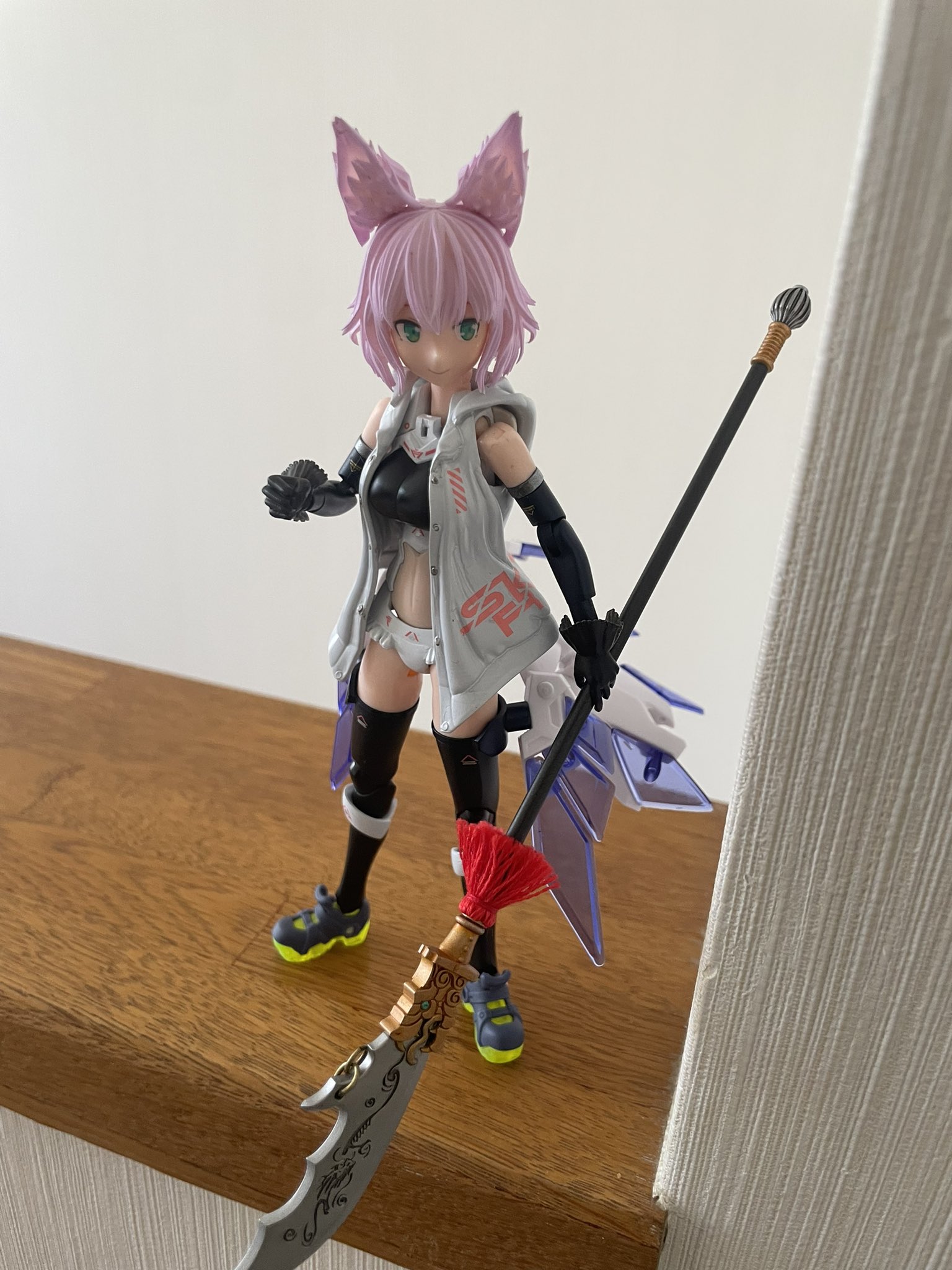 非売品 muscuto メガミデバイス ヘアパーツ 改造キット 忍者 弓