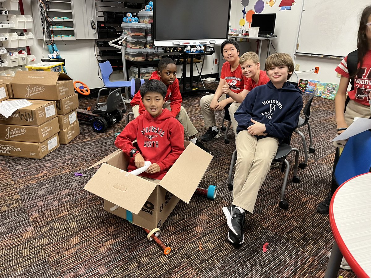 DOE #1 of our upcycle car project may be a fail… but Woodward North students know a FAIL just means it’s a First Attempt in Learning! #woodwardway @namburar @wnlearns @cwhitetech @WoodwardAcademy