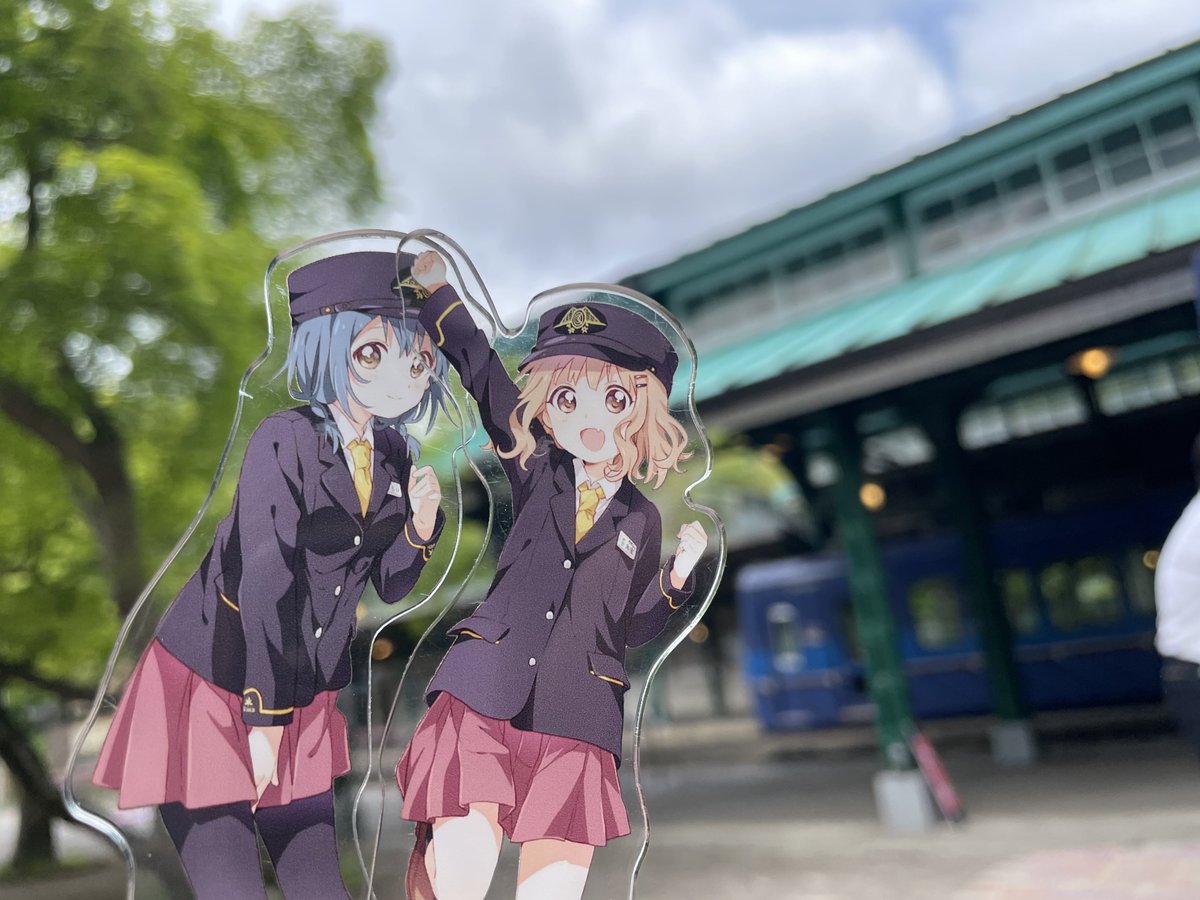 杉浦綾乃 ,歳納京子 「久しぶりに叡電乗りに来た 」|AZ!（あず）@1日目東-ヲ07aのイラスト