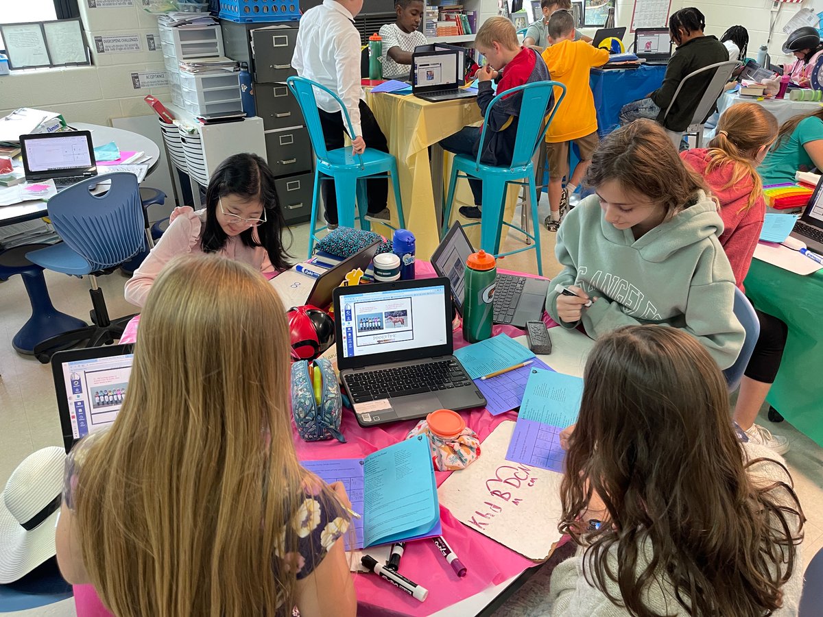 WJESClarke5th's tweet photo. Day 1 of Derby Day consisted of math and reading!  We also began our narrative piece about the day in the life of a derby horse from the perspective of the horse which tied to an informational article about what a typical day is like for a derby horse.   #successatjcss https://t.co/uMpi3oqzcI