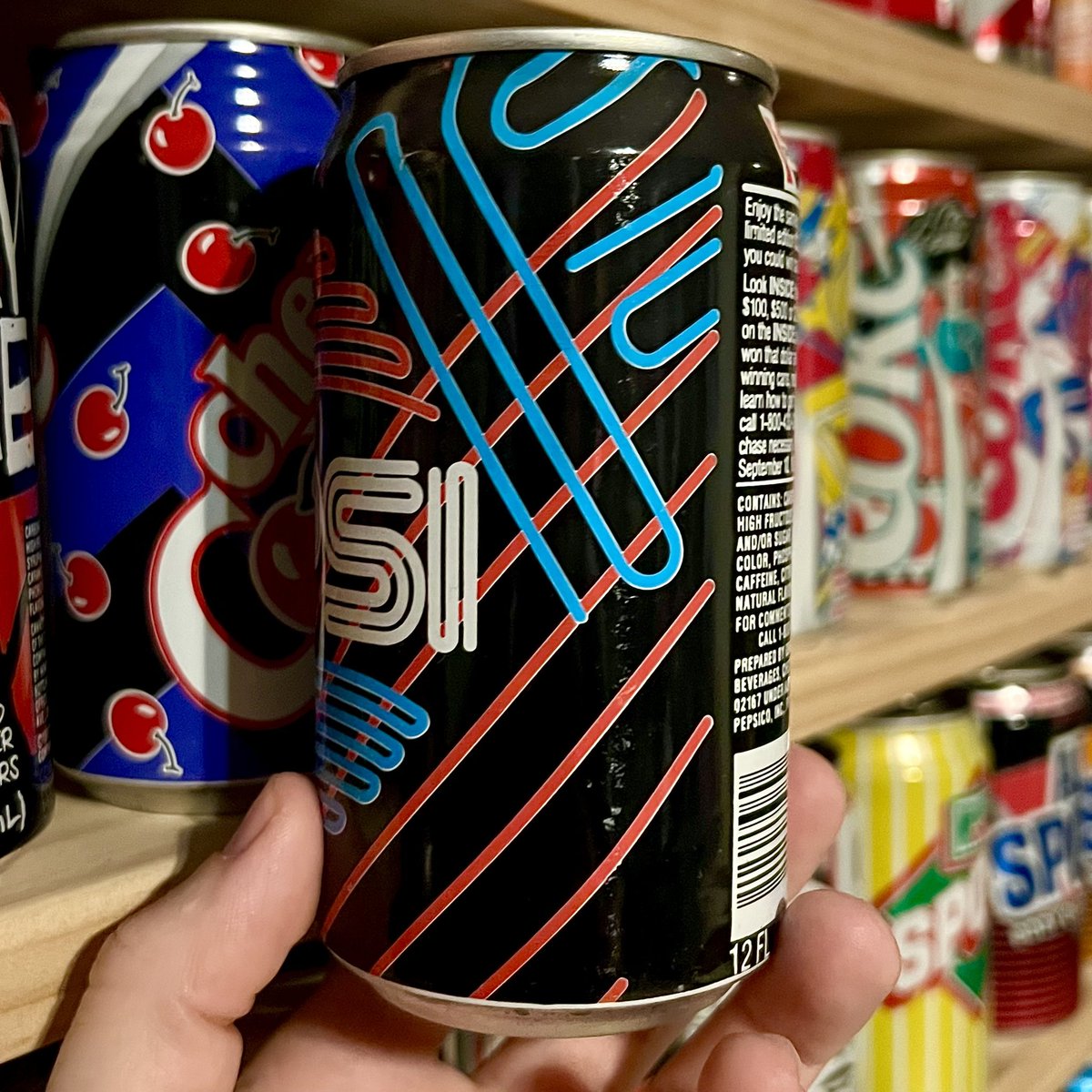 Here's the infamous Pepsi “Cool Can” that spells out SEX when you
