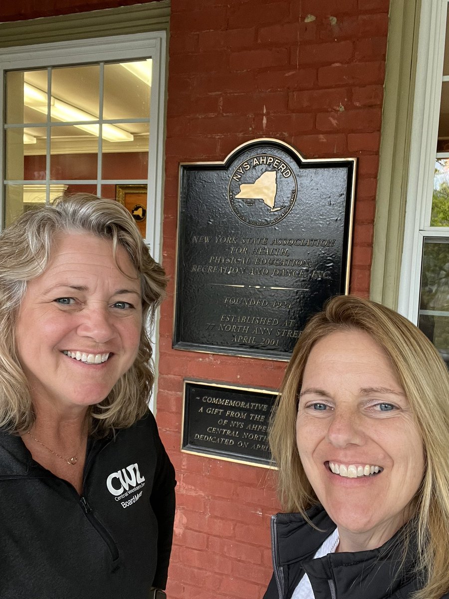 With my favorite little sister attending the <a href="/NYSAHPERD/">NYS AHPERD</a> meeting at the beautiful central office