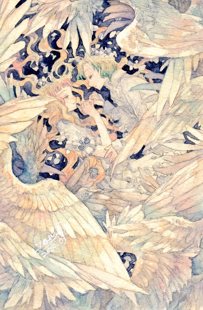 「#ハガキサイズに詰め込む私の世界 特にここ数年、ヴァフアールのハガキサイズ水彩紙」|蒼下 せな＊3/28 通販追加のイラスト