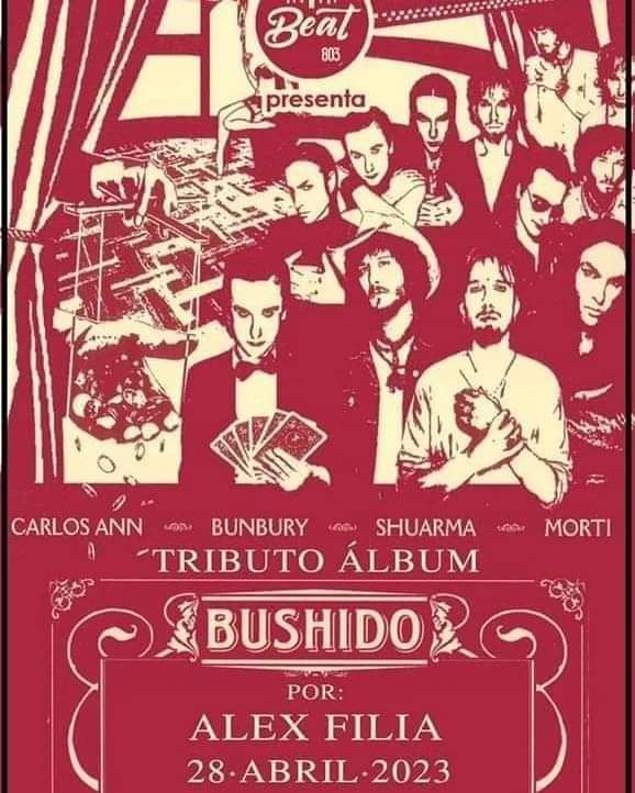 beatpueblamx's tweet photo. Llegó el día‼️
Noche de grandes éxitos de #EnriqueBunbury .Tributo al Álbum #Bushido. #CarlosAnn #Shuarma #Morti
Interpretado por Alex Filia Olea 🤘

🗓️ Viernes  28 de Abril 2023. Beat 803. 
24 Nte #803. Humboldt

🎫🎫Boletos en taquilla. https://t.co/LvDNo7evKr