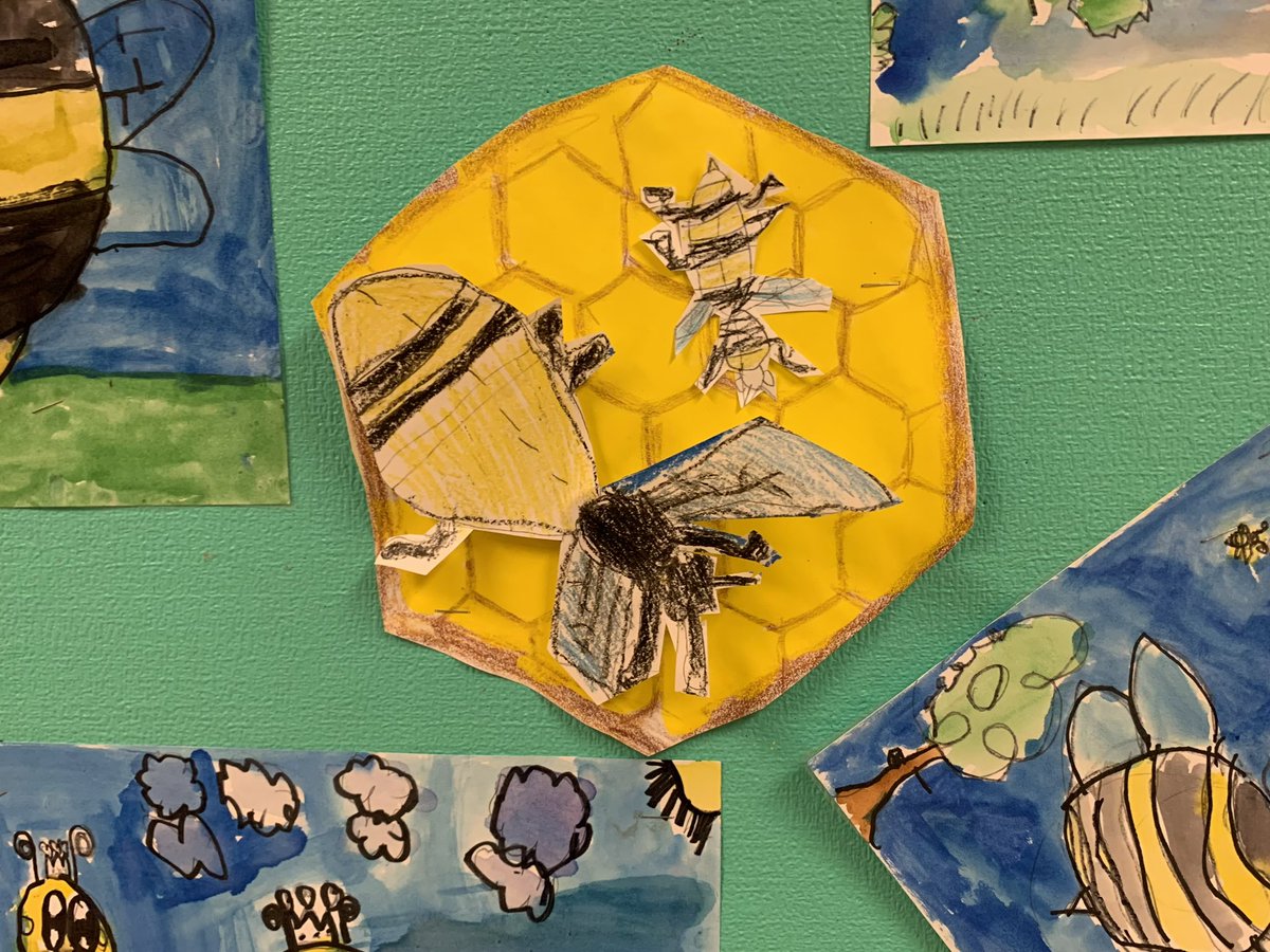 The K/1’s finished a project on bees this week. I love collaboration opportunities. And bees, I love bees. #pbl #CESLeadTheCharge