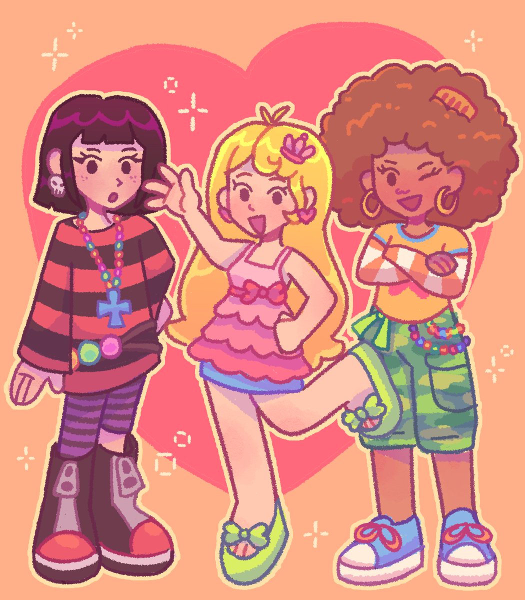 meltedshrimp's tweet photo. the girls!!!!!! (go games) #girlsgogames #ggg #fanart #digitalart https://t.co/6XjG0ZctVu