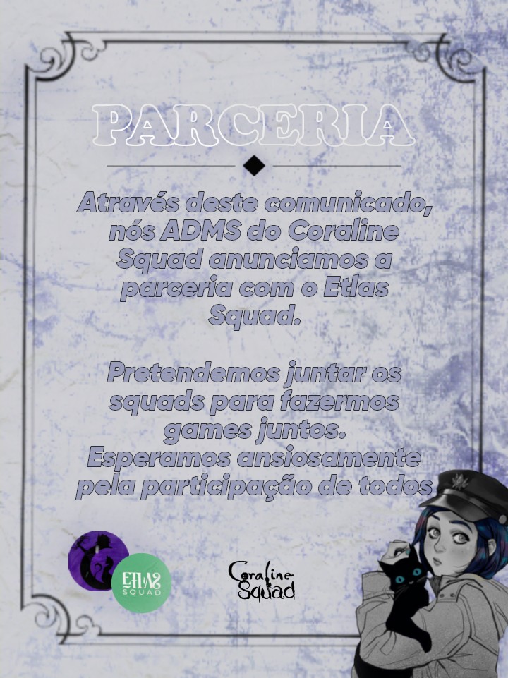 CORALINESQUAD's tweet photo. COMUNICADO IMPORTANTE!!! 🐈‍⬛🌟 https://t.co/zu0C2VvLai