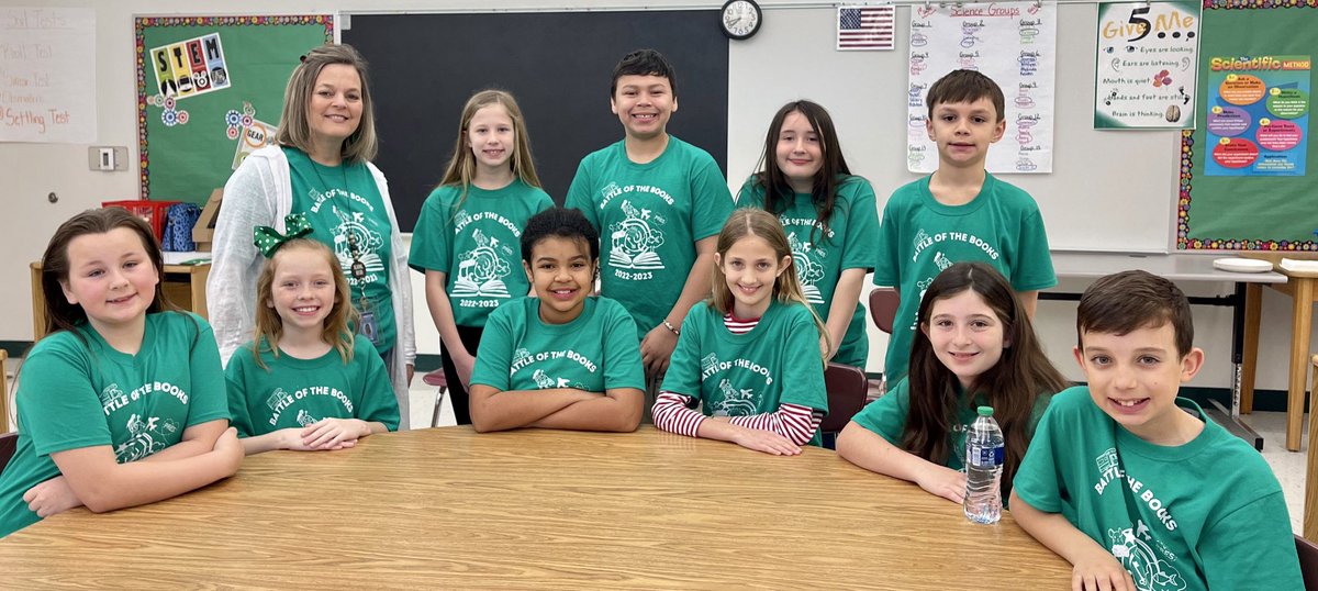 PineLevelES's tweet photo. Wishing @PineLevelES Battle of the Books Team the very best at Regional competition Saturday morning, 4/29/23.
#WinningSeason #PLGreenHornets https://t.co/ClUfiPpait