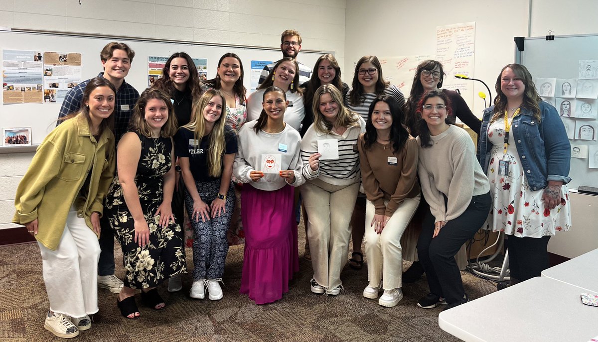Three cheers for this extraordinary group of preservice educators, poised to make a difference in the learning lives of children. <a href="/ButlerCOE/">Butler COE</a>