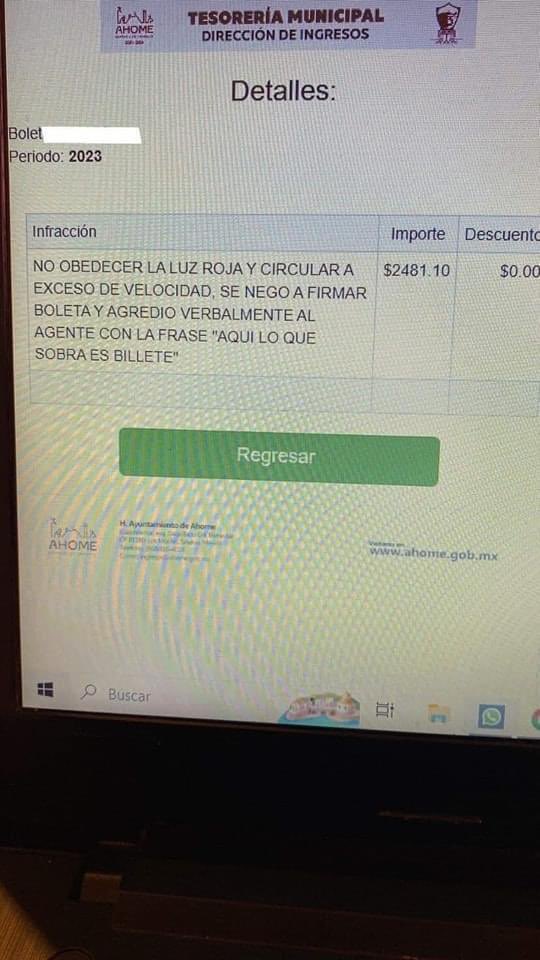 Me pusieron la multa pero me expresé 😂
