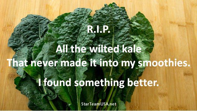 #GlutenFree #vegan #nonGMO #organic

R.I.P. All the wilted kale that never made it into my smoothies. 
I found something better. bit.ly/2XlbtNp