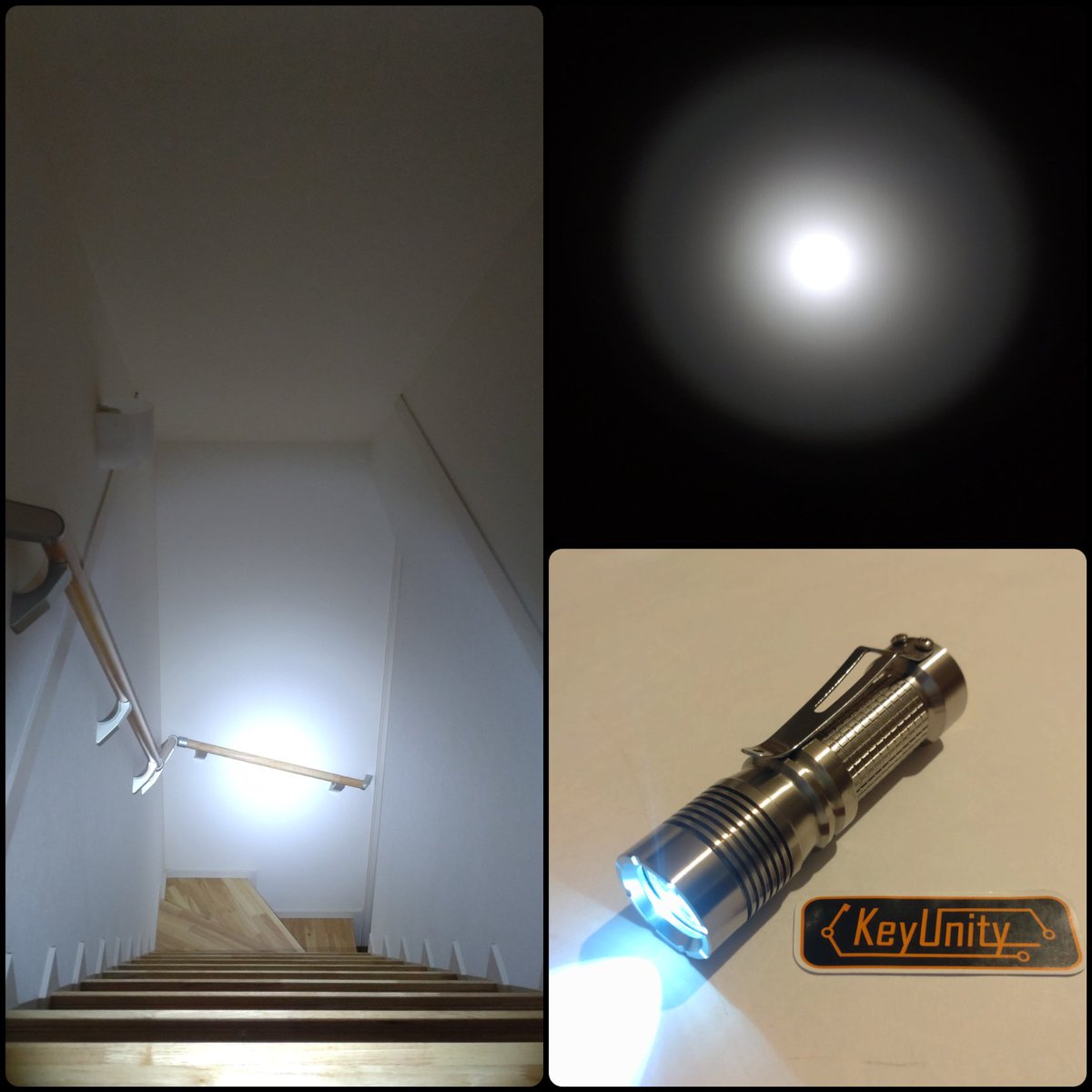 RyXJSg8V1eZ7mfP's tweet photo. KeyUnity KF01
何かにそっくりなライト。
ステンレス鋼
フォワードクリッキー
M➞L➞H➞St
点灯
直後のフリッカー無し
モードメモリ有
目視でHighは700lmくらい
UIは消灯➞次モード点灯、St回避不可
5秒連続点灯後の消灯➞同モード点灯
…続く
#KeyUnity
#KF01
#Flashlight https://t.co/h8DAOWAEs6