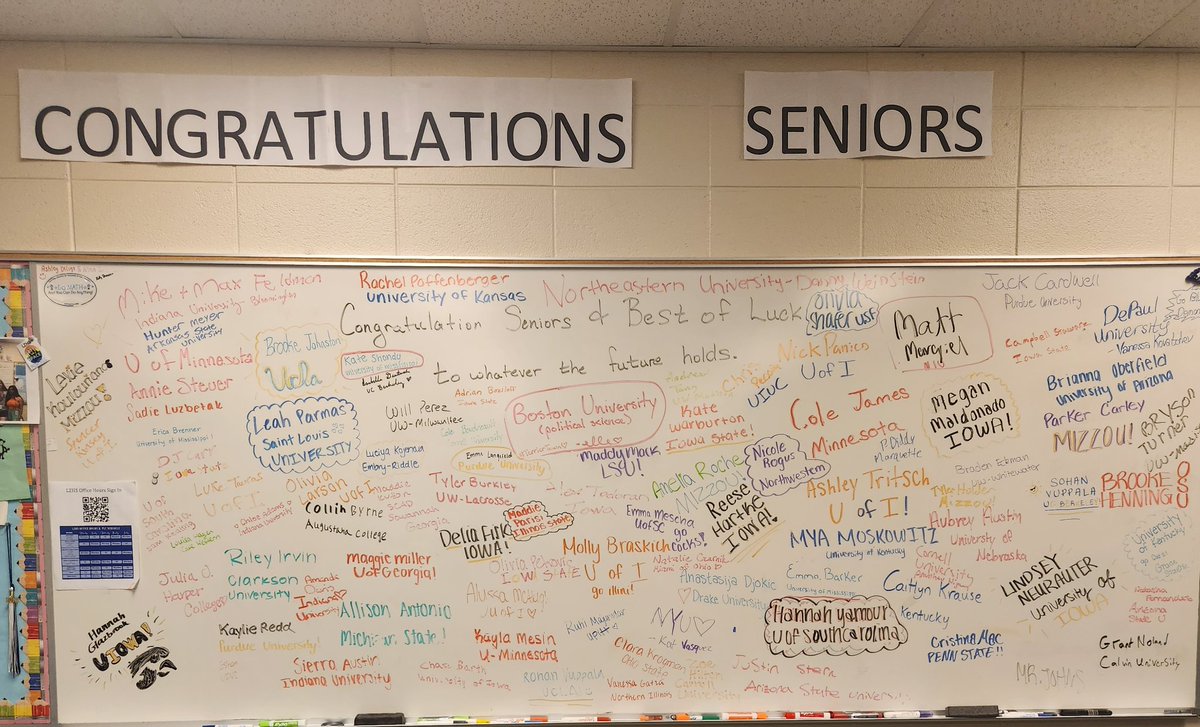 mrjohnsmath's tweet photo. Happy Decision Day!! It was great seeing all the seniors who stopped by. Excited to see all the different schools represented. Best of luck to all the senior as they get ready for the next stage of their lives. @LZHSBEARS https://t.co/NQl4IfTDOM