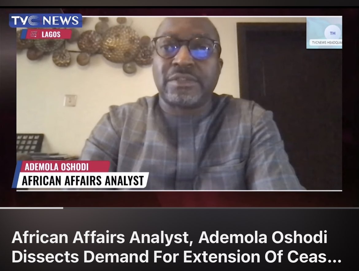 ekometa's tweet photo. African Affairs Analyst, Ademola Oshodi Dissects Demand For Extension Of... https://t.co/RbThOfg97i via @YouTube

War…Sudanistic tendencies! https://t.co/IY9s7LLZGh