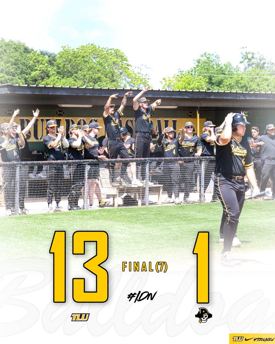 Picked up the 25th win in style ✅ 

<a href="/strzelczyk25/">Blade</a> tosses a complete game as a 11-run 4th inning powers the ‘Dogs to a win in the series opener

#IDN | #TLUBaseball