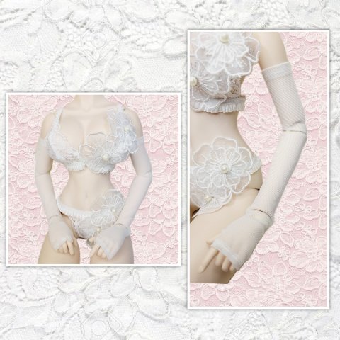 pongee76's tweet image. ランジェリーセット
オーガンジーフラワー
白のみです。

今のところ、イベント販売のみです。

 #DDランジェリー
 #Hoffmanntoybox