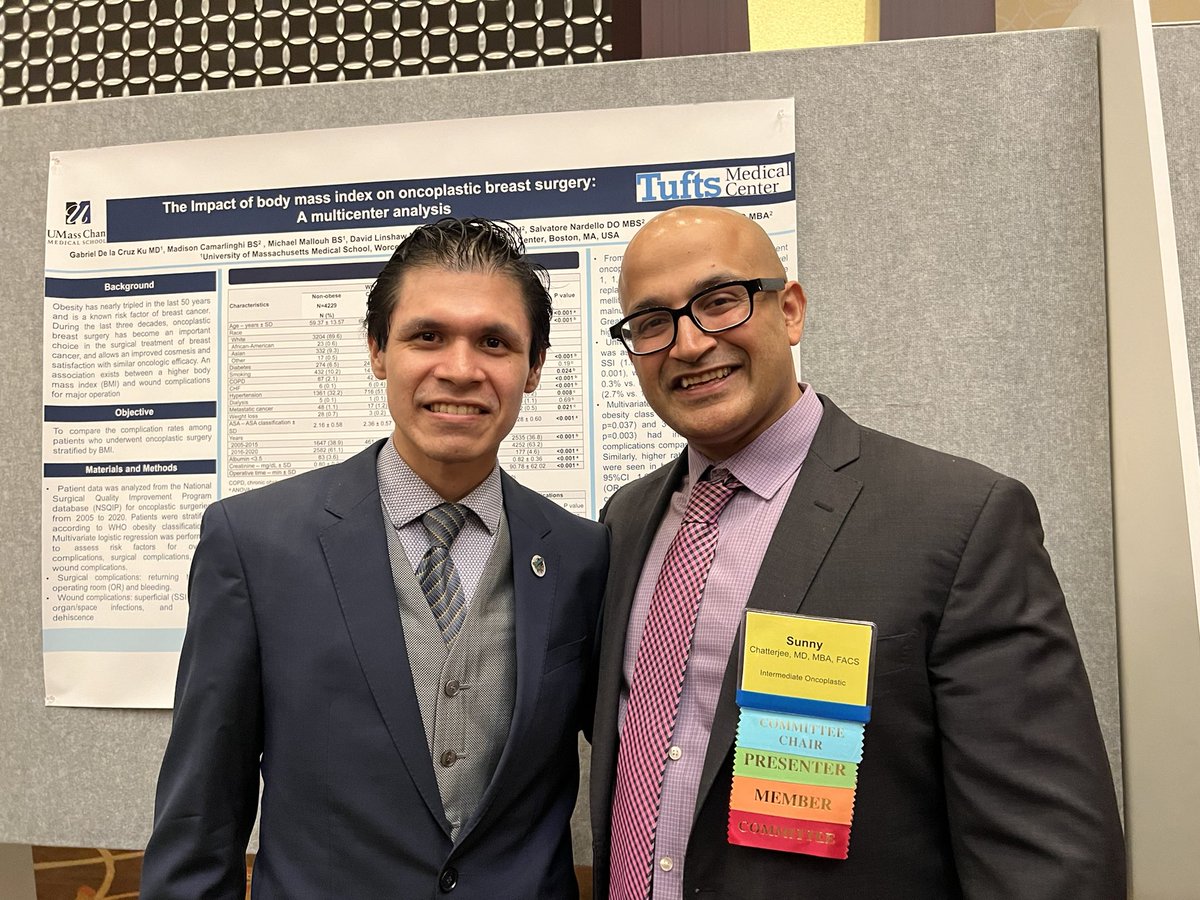Gabriel De la Cruz ku, MD (@gdelacruzku) on Twitter photo Happy to present our poster at ASBrS 2023, Boston #BMI #oncoplastics <a href="/Chatterjeeonco1/">Abhishek Chatterjee MD,MBA,FACS</a> Happy to present our poster at ASBrS 2023, Boston #BMI #oncoplastics <a href="/Chatterjeeonco1/">Abhishek Chatterjee MD,MBA,FACS</a>