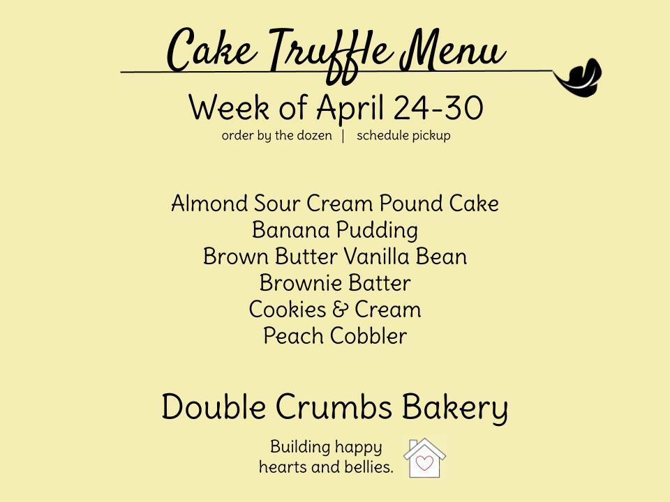 Double_Crumbs's tweet photo. I'm all for sharing the love, but I'm not going to be mad if I end up taking some of these home this week. Order ahead for market pickup! 
#caketruffles #bakeshop #baking #farmersmarket #northernvafoodies #smallbusiness #dessert #homemade #bakedgoods https://t.co/lb26wRwyxG https://t.co/CUYzmLMKhs