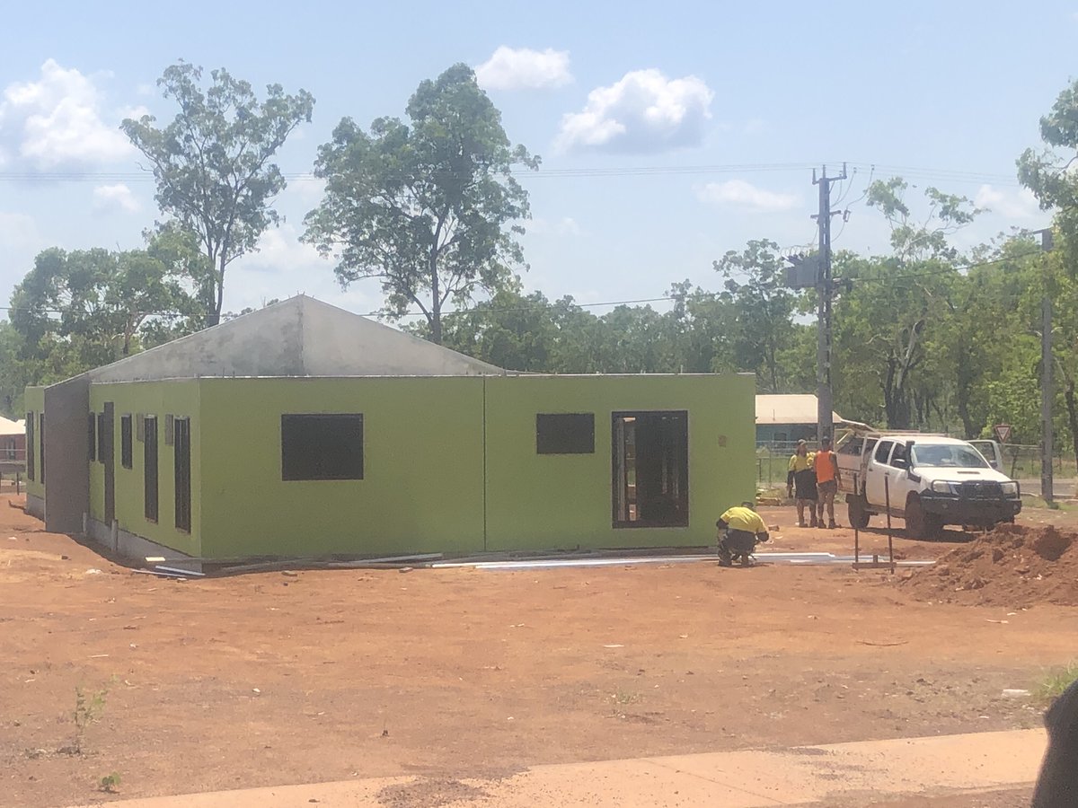 NullarStuart's tweet image. Our Chairman and CEO were able to visit precast housing under construction on Wadeye Community, Northern Territory recently