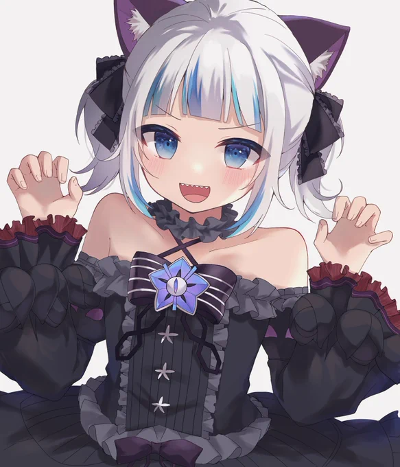 【ホロメン衣装交換 ③】 がうる・ぐら × 紫咲シオン  リク募です