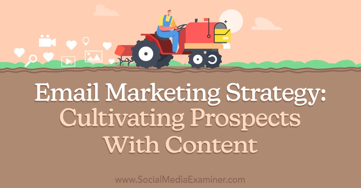 Email Marketing Strategy: Cultivating Prospects With Content        
buff.ly/3Ad8883