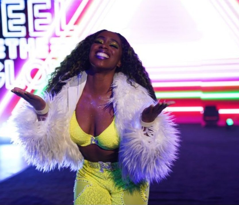 _Blockiana's tweet photo. I love Trinity (Naomi)! I have been a fan since I seen her on my TV screen over ten years ago! The representation, being unapologetically herself, her beauty, her pure talent! It's everything! She's an icon and I can't wait to see what's next! I'm with her 100%! #ThankYouNaomi https://t.co/DHsMO6bCrZ
