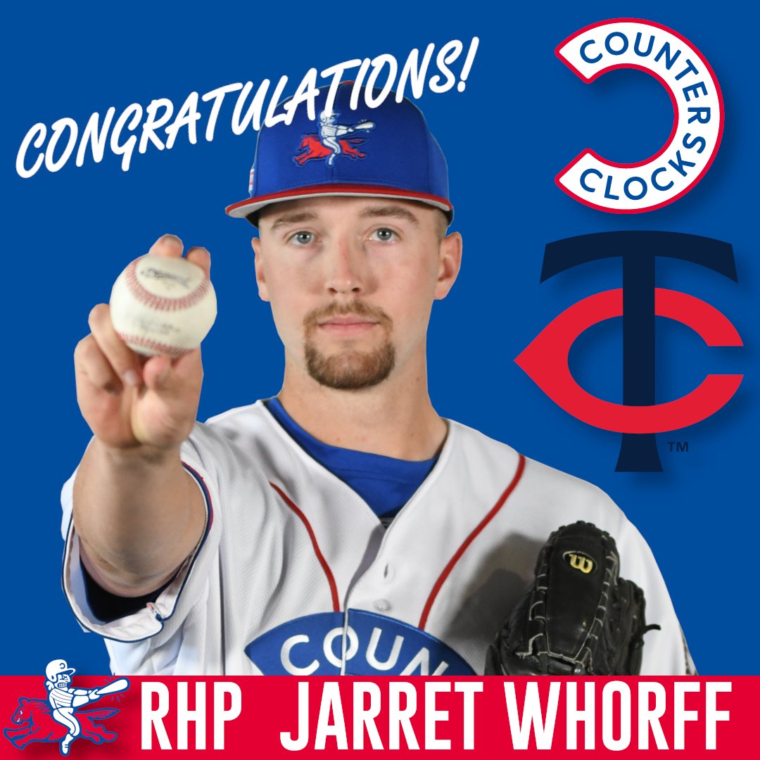 ✏️⏰️SIGNED

Congratulations Jarret Whorff! Heading off to Minneapolis for play for the Twins! #LexGoClocks #TheShow