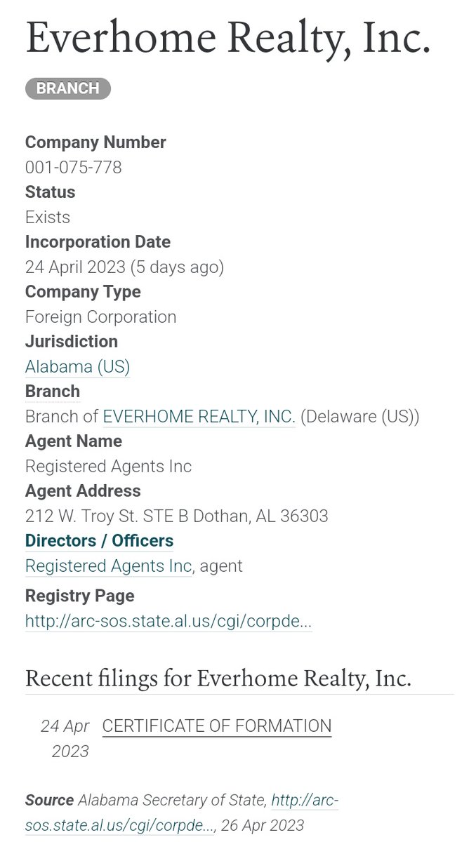 lolazstocks's tweet photo. $awwi #everhomerealtyinc #flatfeeservice #7stepsystem #soldin7days #realestate #FL #CA #GA #AL is now officially in Alabama. Still no uplist or r/s, though! Come on @davidbartels what's taking so long? https://t.co/xVoRf8zMJz