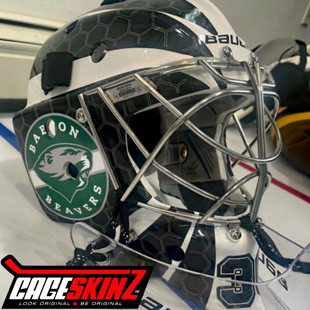 A #CageSkinz for the #beavers
#PadSkinz
#hockey
#goalie