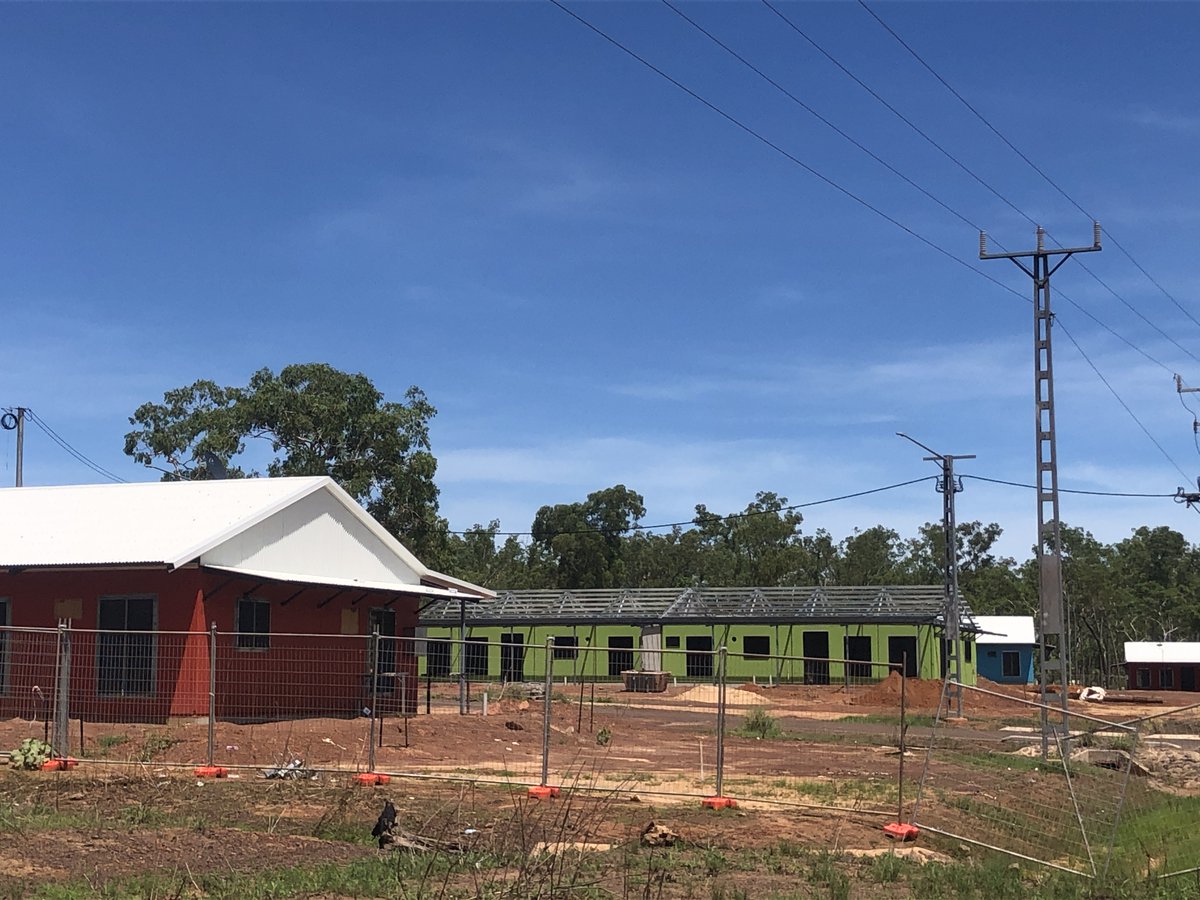 NullarStuart's tweet image. Our Chairman and CEO were able to visit precast housing under construction on Wadeye Community, Northern Territory recently