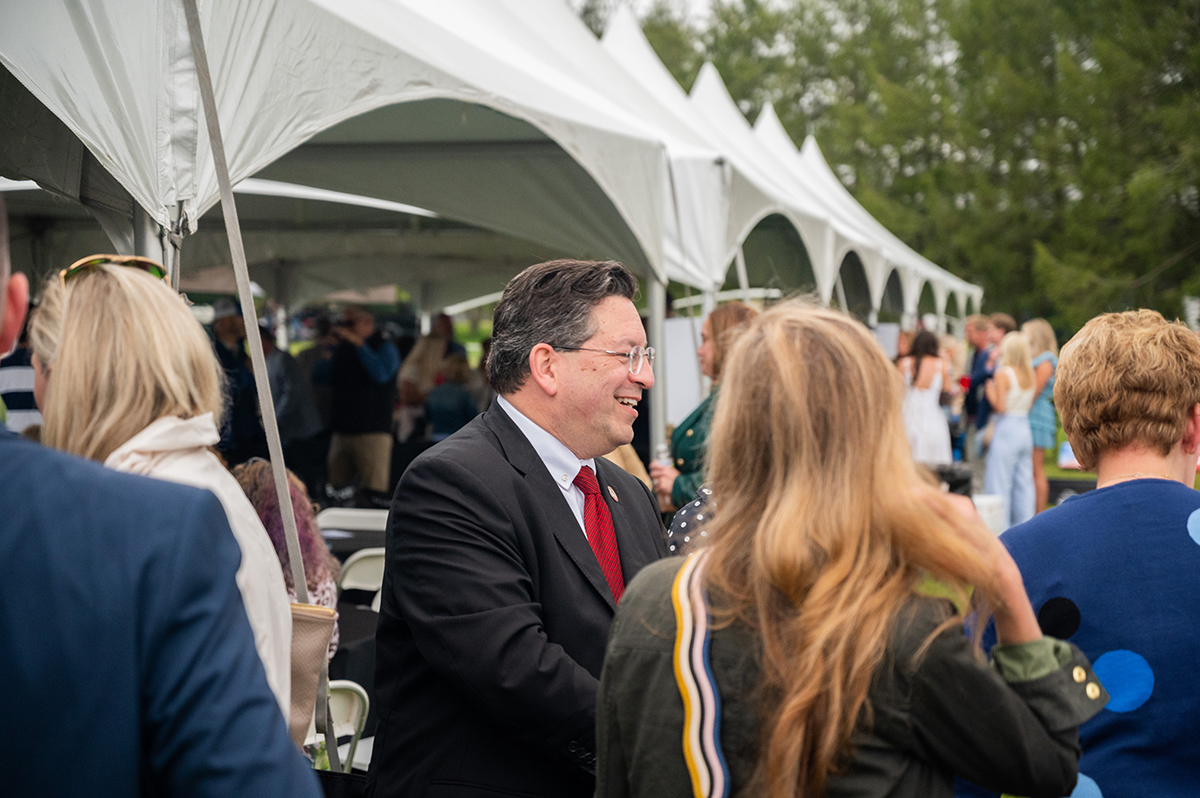 Transy's tweet photo. #TransyAlumniWeekend got out of the starting gate today with fun events like a tailgate @keeneland. 🏇 @transyalumni https://t.co/S7GnFUVVSK